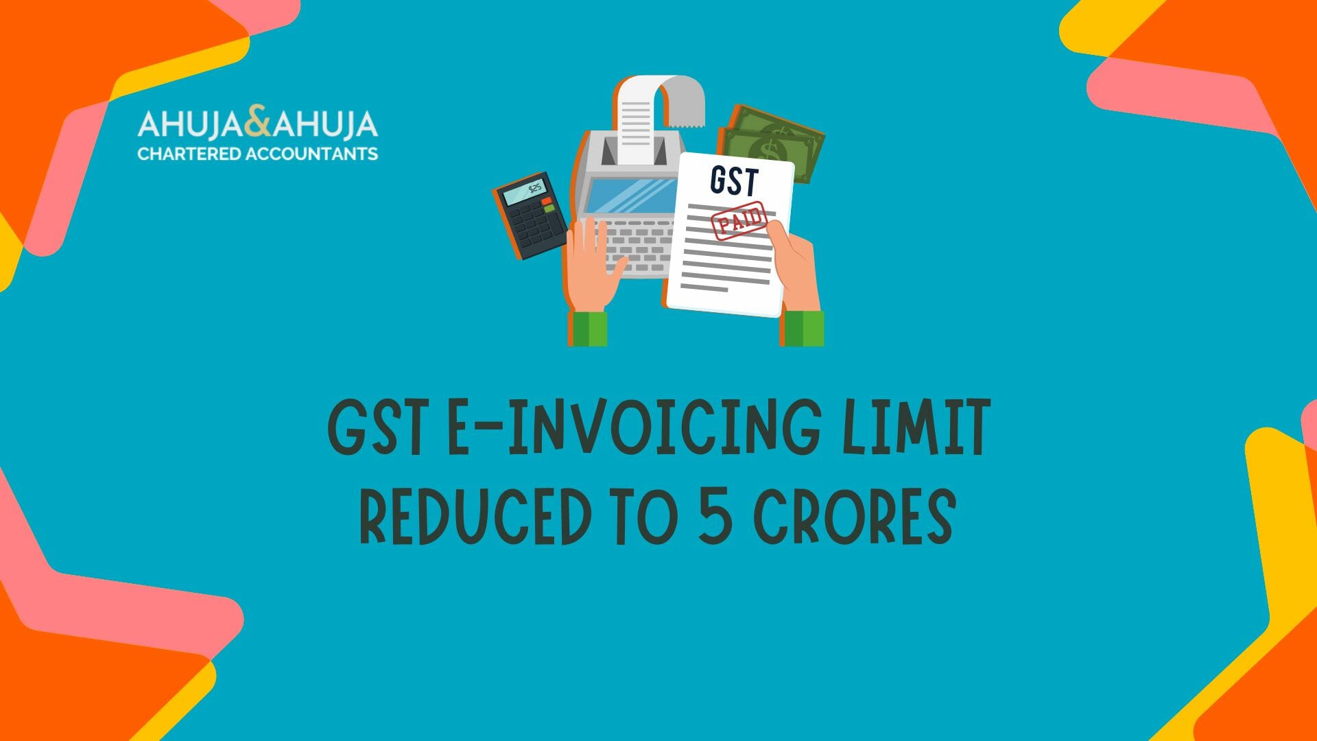 GST EInvoicing Limit Reduced to 5 Crores from 1st August, 2023